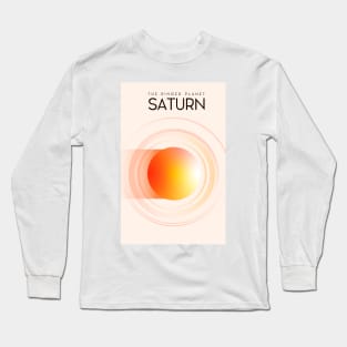 The Ringed Planet Saturn Long Sleeve T-Shirt